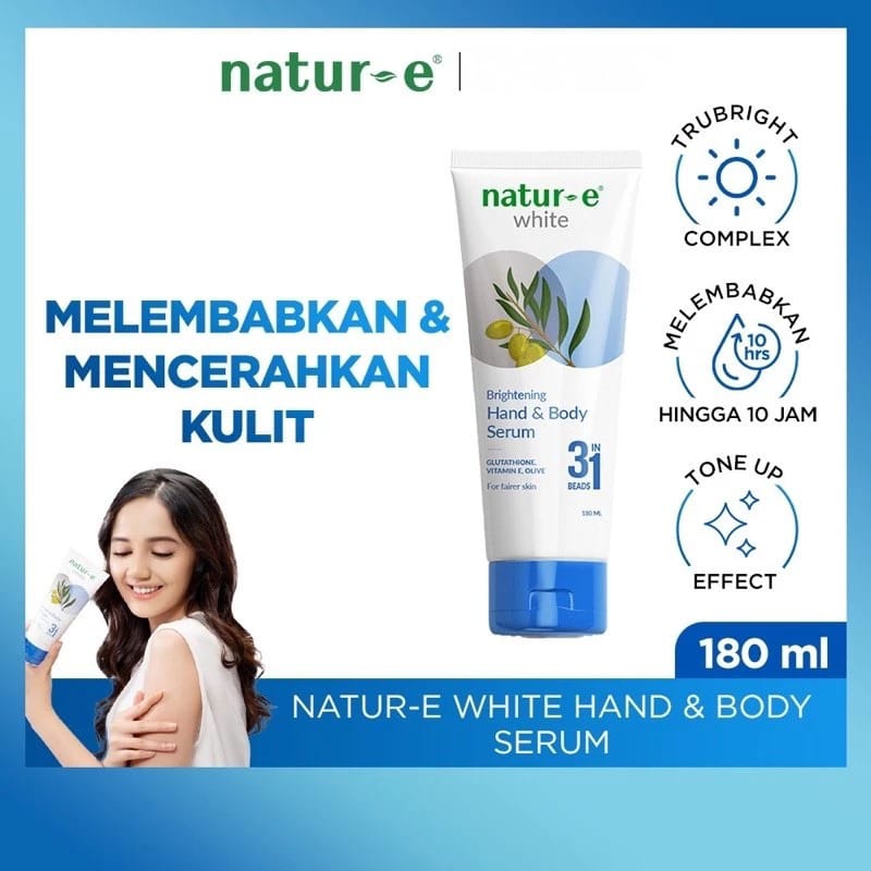 Natur-E White Brightening Hand & Body Serum 180ml Natur-E White Brightening Hand & Body Serum 180ml