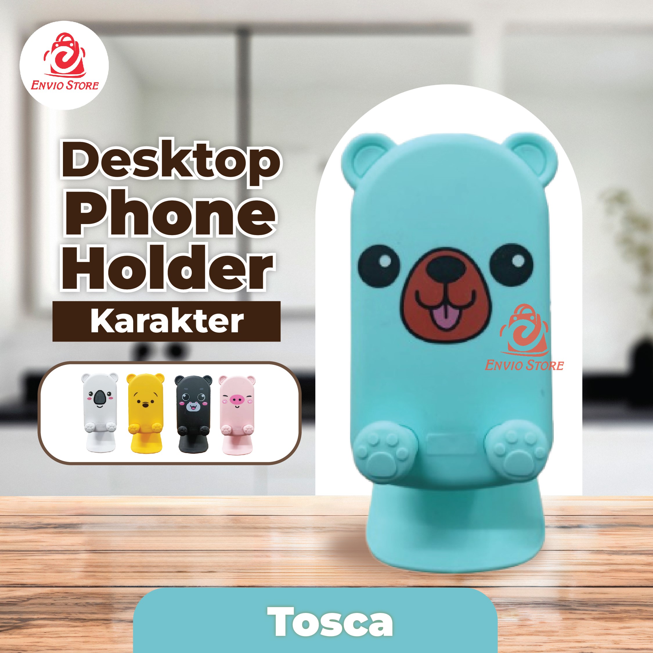 Desktop Phone Holder Karakter - TOSCA (Folding Stand HP)