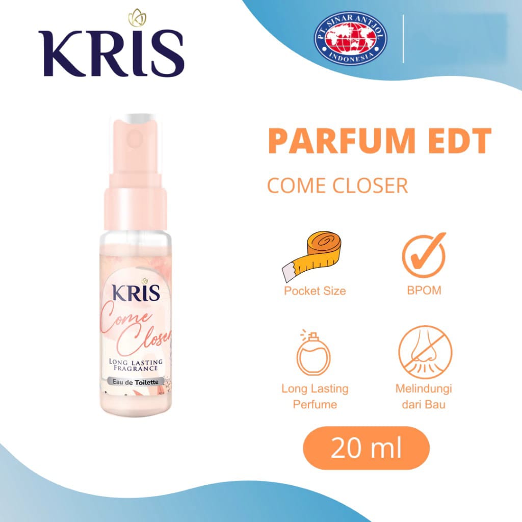 Kris Eau De Toilette Long Lasting Fragrance 20ml - Come Closer