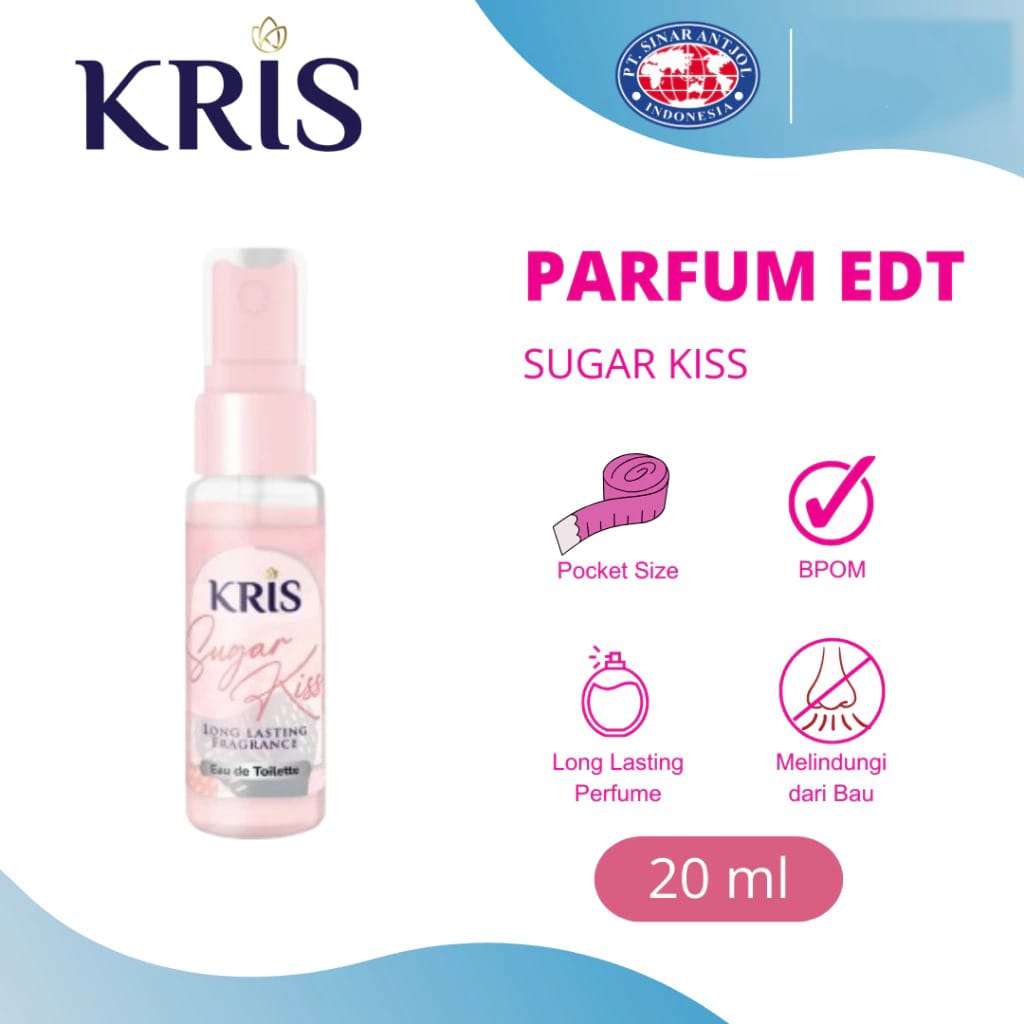 Kris Eau De Toilette Long Lasting Fragrance 20ml - Sugar Kiss