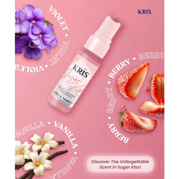 Kris Eau De Toilette Long Lasting Fragrance 20ml - Sugar Kiss