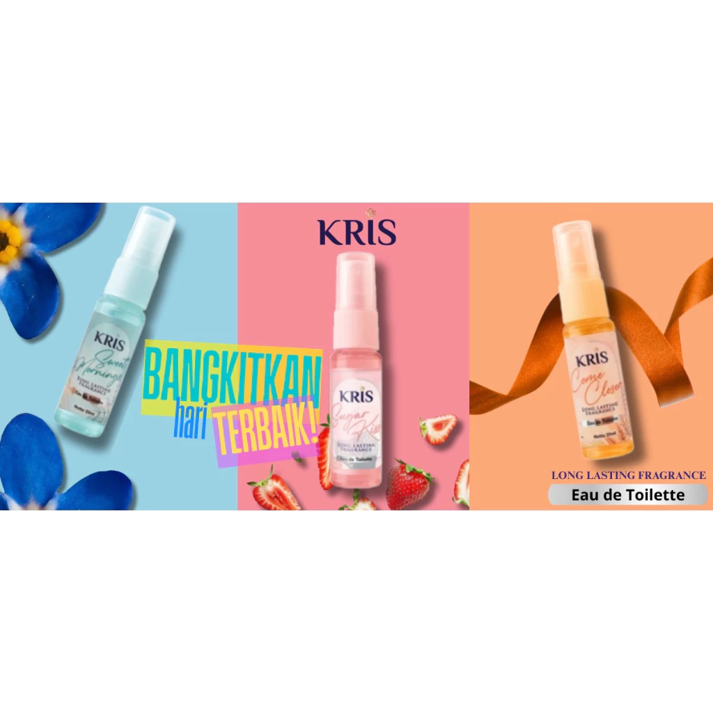 Kris Eau De Toilette Long Lasting Fragrance 20ml - Sugar Kiss