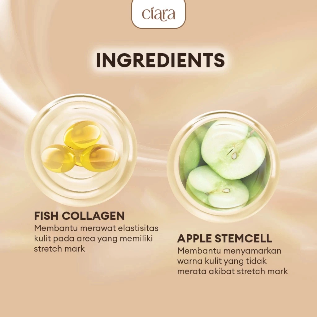 Ciara Stretchmark Treatment Oil with Fish Collagen & Apple Stemcell 100ml