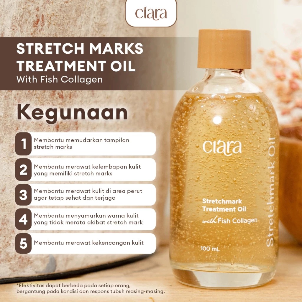 Ciara Stretchmark Treatment Oil with Fish Collagen & Apple Stemcell 100ml