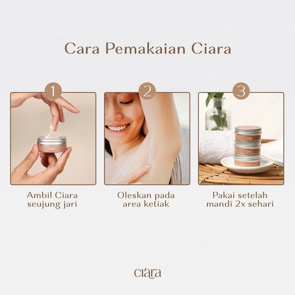 Ciara Natural Deodorant Baume 30gr