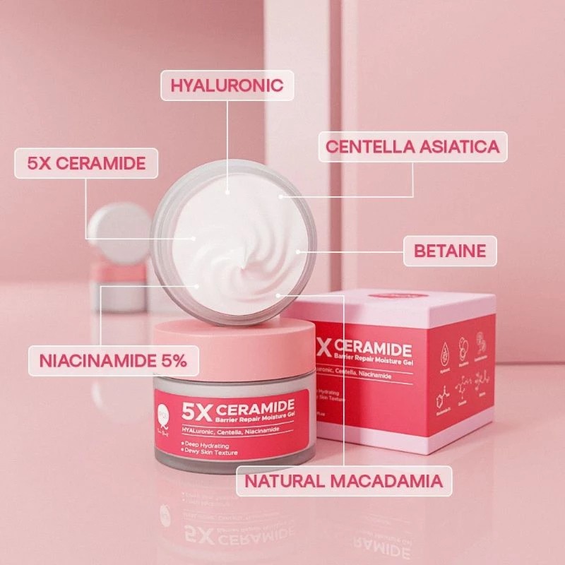 Pipiqiu 5X Ceramide Barrier Repair Moisture Gel 30gr - Hello Kitty