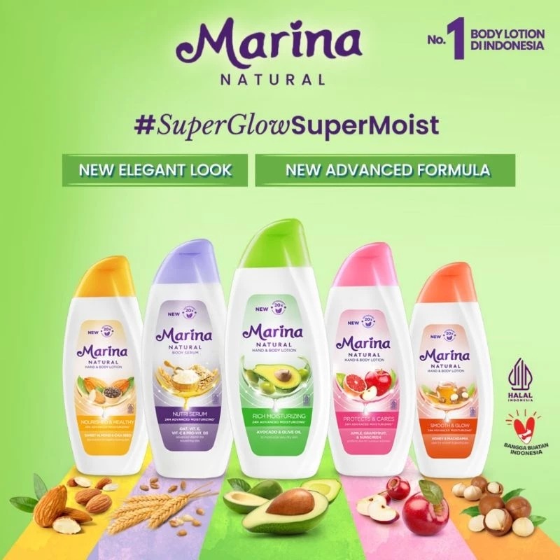 Marina Hand Body Lotion Natural 150ml - Protect & Care