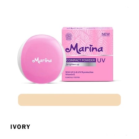 Marina Compact Powder UV Brighten Up - Ivory
