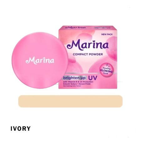 Marina Compact Powder UV Brighten Up - Ivory