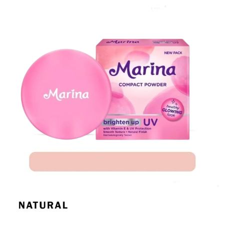 Marina Compact Powder UV Brighten Up - Natural