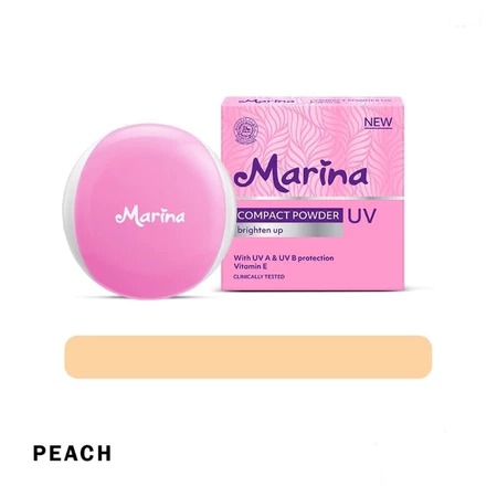 Marina Compact Powder UV Brighten Up - Peach
