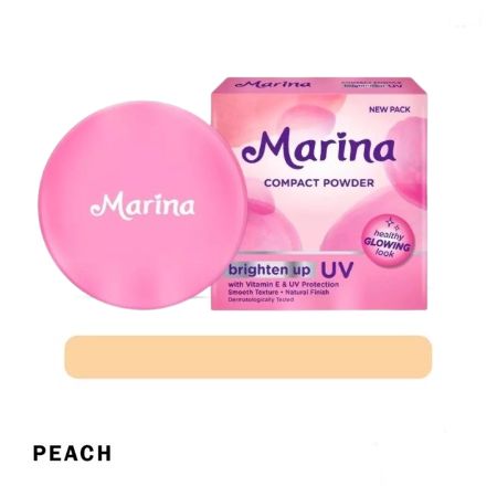 Marina Compact Powder UV Brighten Up - Peach