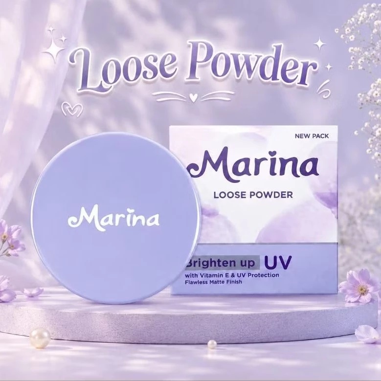 Marina Loose Powder UV Brighten Up - Ivory