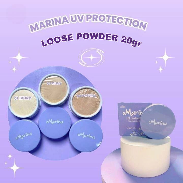 Marina Loose Powder UV Protection - Ivory