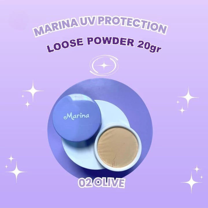 Marina Loose Powder UV Protection - Olive