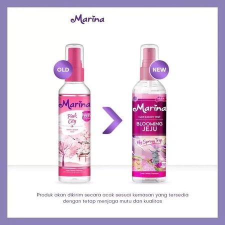 Marina Hair & Body Mist 100ml - Pink