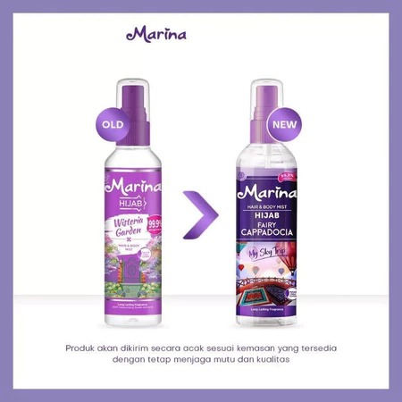 Marina Hijab Hair & Body Mist 100ml - Purple