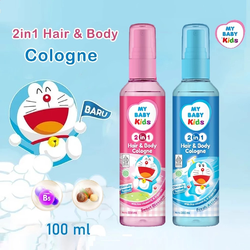 My Baby Kids Hair & Body Cologne 100ml - Pink