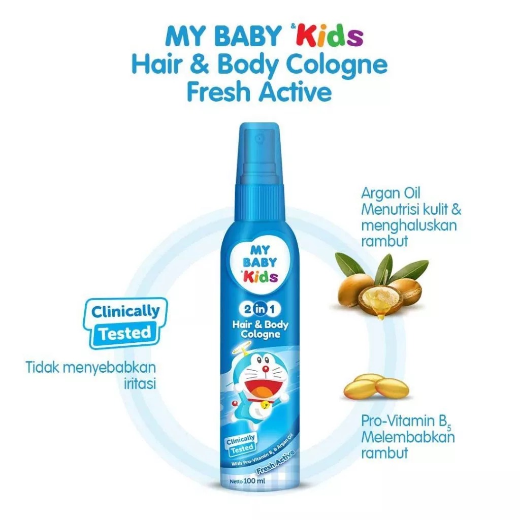My Baby Kids Hair & Body Cologne 100ml - Blue My Baby Kids Hair & Body Cologne 100ml - Blue