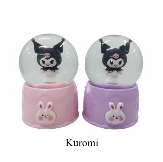 Mainan Slime Snowball / Pajangan Bola Kaca - Kuromi