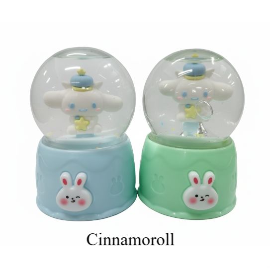 Mainan Slime Snowball / Pajangan Bola Kaca - Cinnamoroll