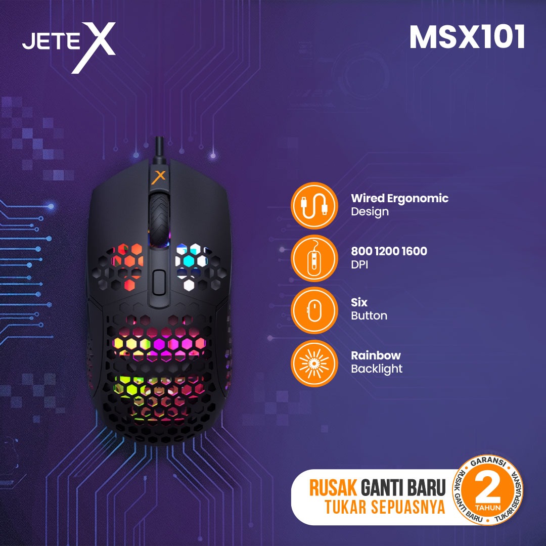 JETE X Mouse Gaming - MSX101 JETE X Mouse Gaming - MSX101