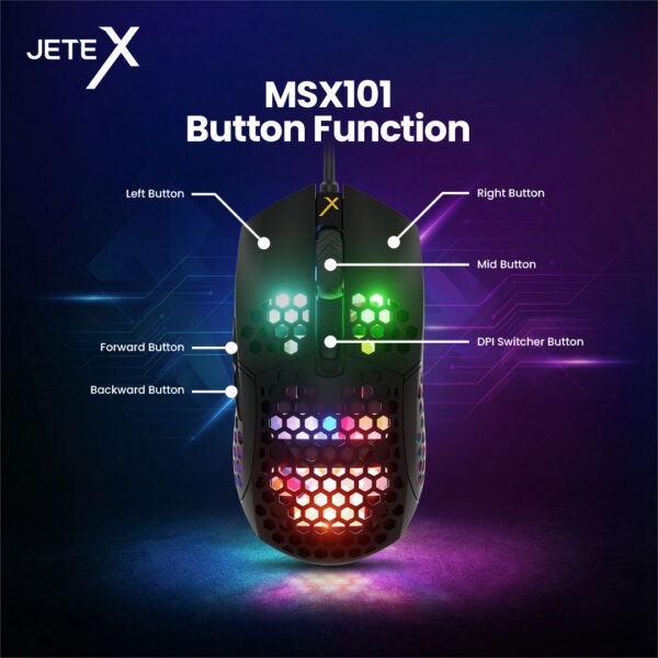JETE X Mouse Gaming - MSX101
