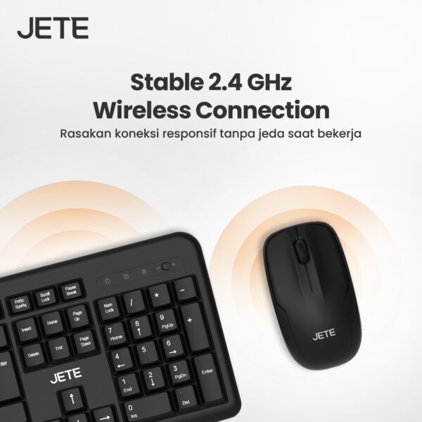 JETE Wireless Keyboard & Mouse Combo - MKS101