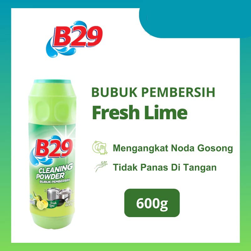 B29 Bubuk Pembersih 600gr - Fresh Lime (Cleaning Powder)