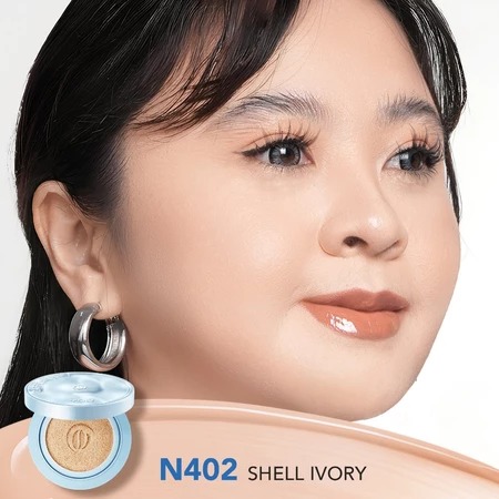 YOU Caffeine Lift V-Boost Serum Cushion SPF45 PA+++ 12gr - N402 Shell Ivory