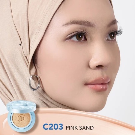 YOU Caffeine Lift V-Boost Serum Cushion SPF45 PA+++ 12gr - C203 Pink Sand