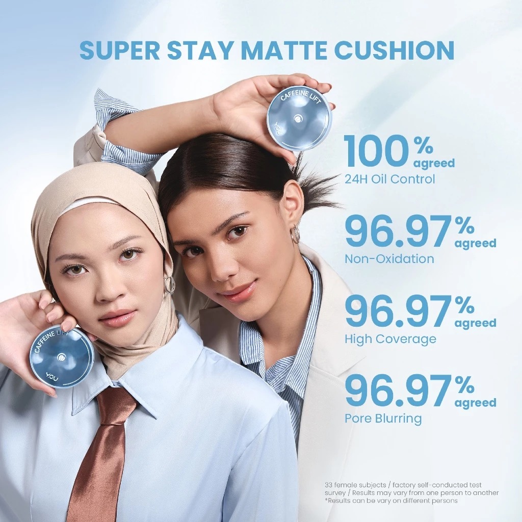 YOU Caffeine Lift V-Boost Serum Cushion SPF45 PA+++ 12gr - N606 Natural Sand