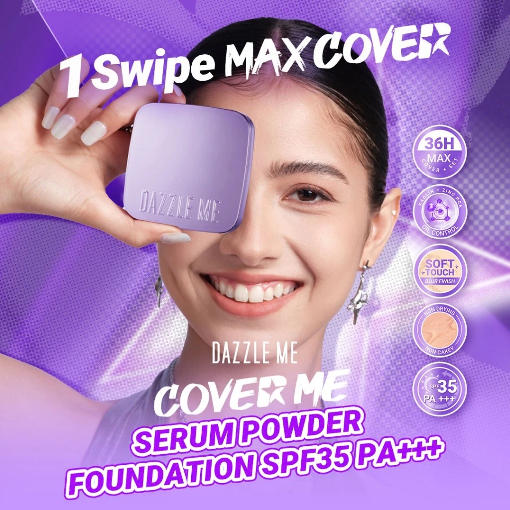 Dazzle Me Cover Me Serum Powder Foundation SPF35 PA+++ 6gr - C02 Light Pearl