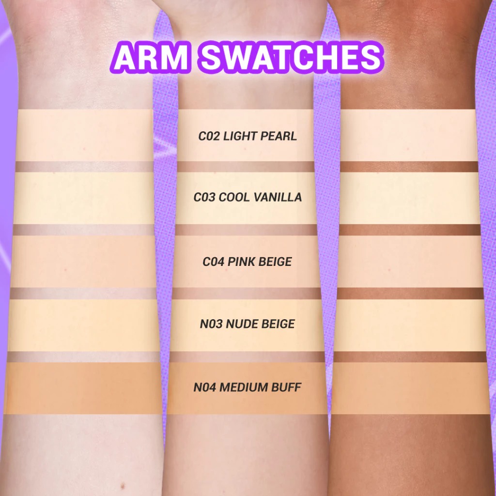 Dazzle Me Cover Me Serum Powder Foundation SPF35 PA+++ 6gr - C02 Light Pearl