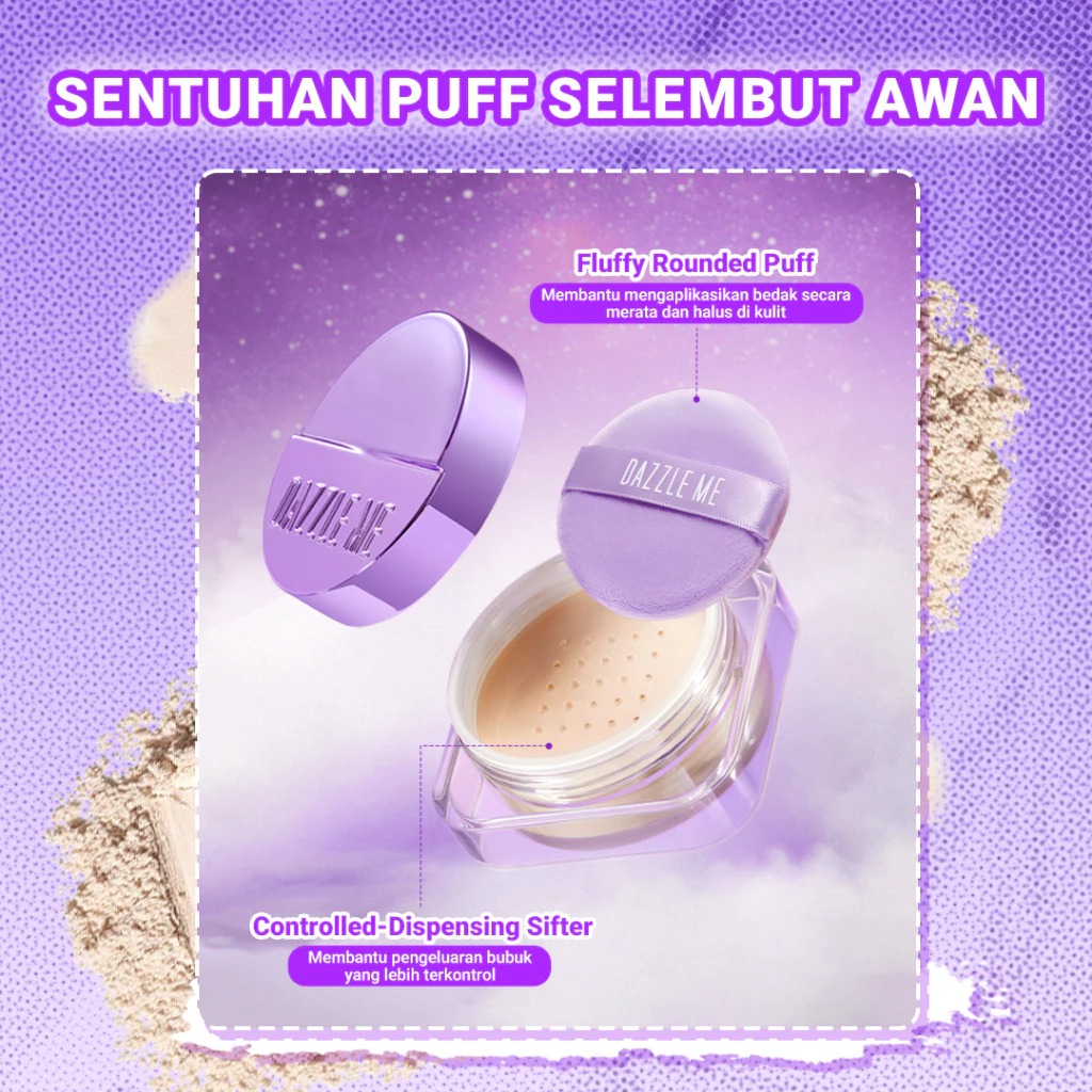 Dazzle Me Cover Me 3D Filter Blur Loose Powder SPF50+ PA++++ 10gr - W03 Sand