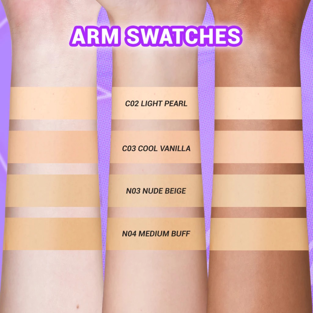 Dazzle Me Cover Me Serum Foundation SPF35 PA+++ 25ml - C02 Light Pearl