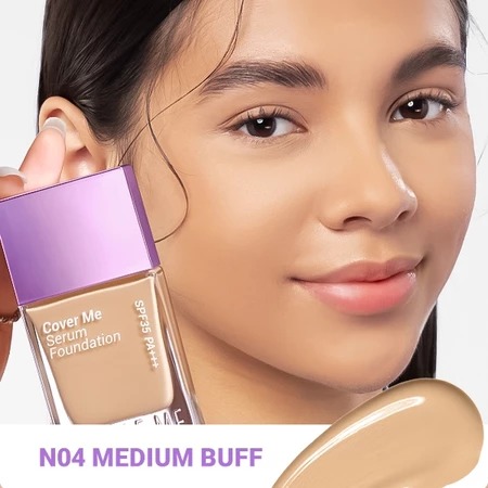 Dazzle Me Cover Me Serum Foundation SPF35 PA+++ 25ml - N04 Medium Buff