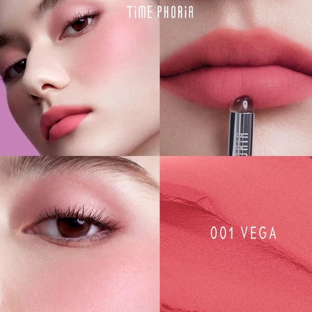 Time Phoria Orbita Lip And Cheek Blurring Pot 3in1 4gr - 001 Vega
