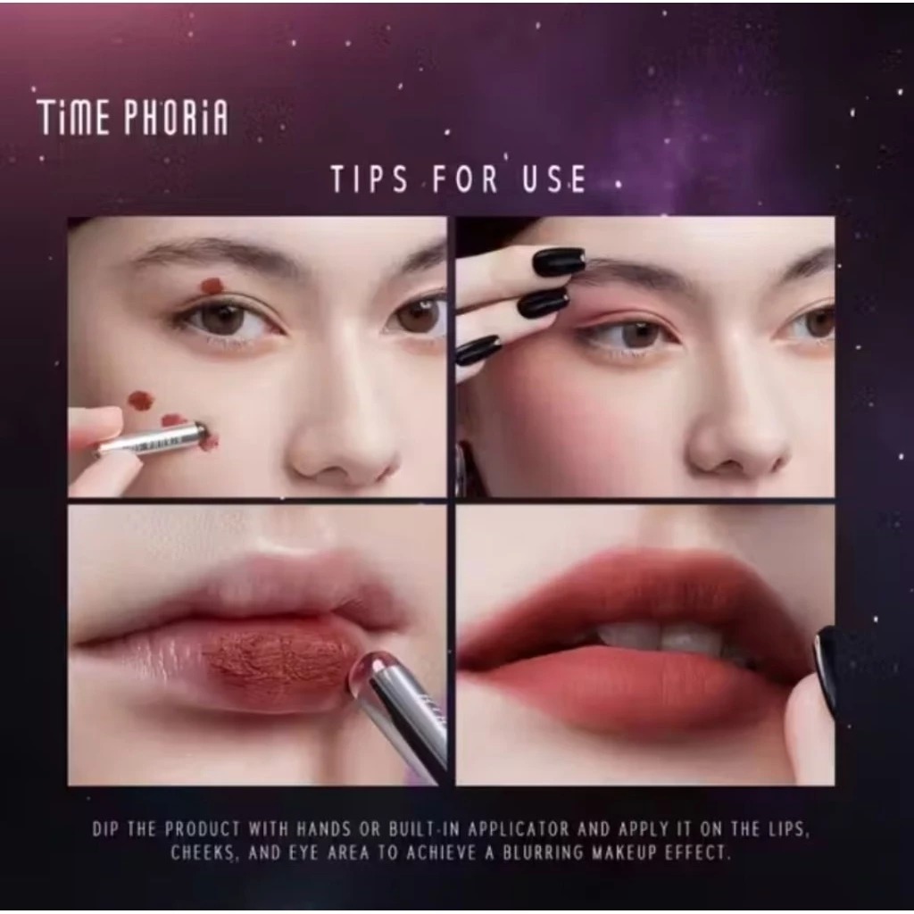 Time Phoria Orbita Lip And Cheek Blurring Pot 3in1 4gr - 001 Vega