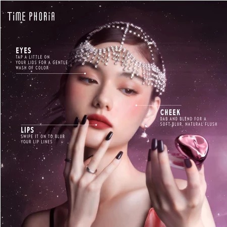 Time Phoria Orbita Lip And Cheek Blurring Pot 3in1 4gr - 001 Vega