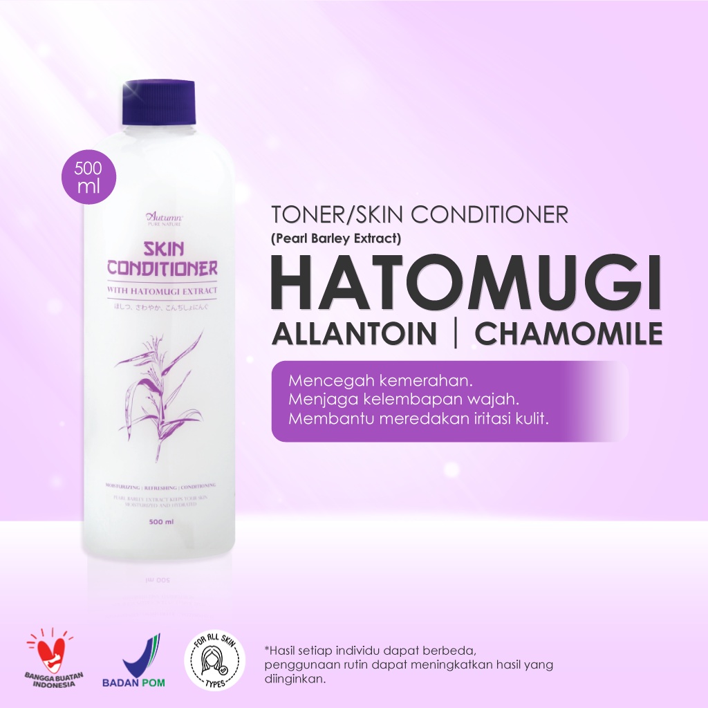 Autumn Skin Conditioner With Hatomugi Extract 500mL Autumn Skin Conditioner With Hatomugi Extract 500mL