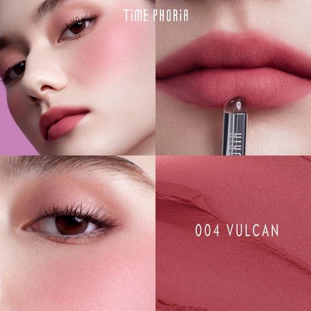 Time Phoria Orbita Lip And Cheek Blurring Pot 3in1 4gr - 004 Vulcan