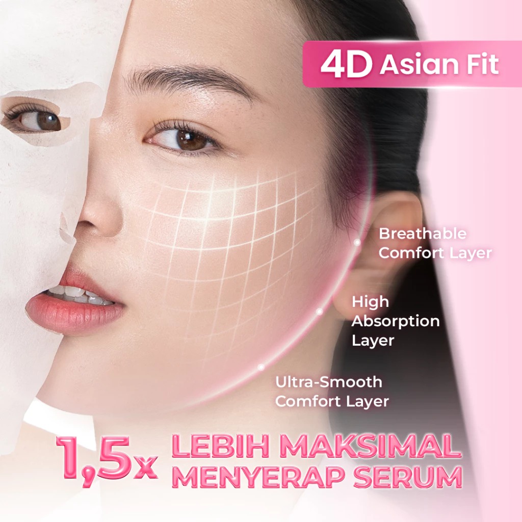 Hanasui Serum Sheet Mask 23gr - LEMON (Brightening & Hydrating)