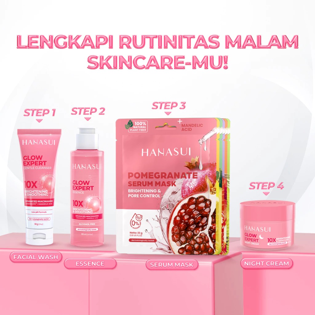 Hanasui Serum Sheet Mask 23gr - TOMATO (Calming & Nourishing)