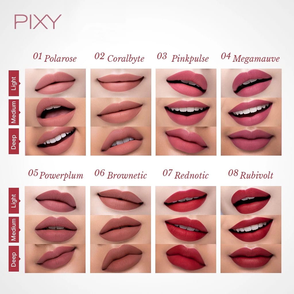 Pixy Mattenetic Transferproof Lipstick 3gr - 03 Pinkpulse