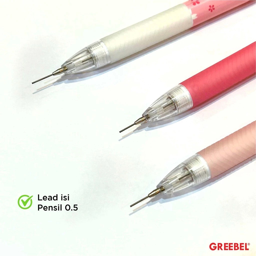 GREEBEL Mechanical Pencil 0.5mm - (Sakura PM-001) Pensil Mekanik Berkualitas
