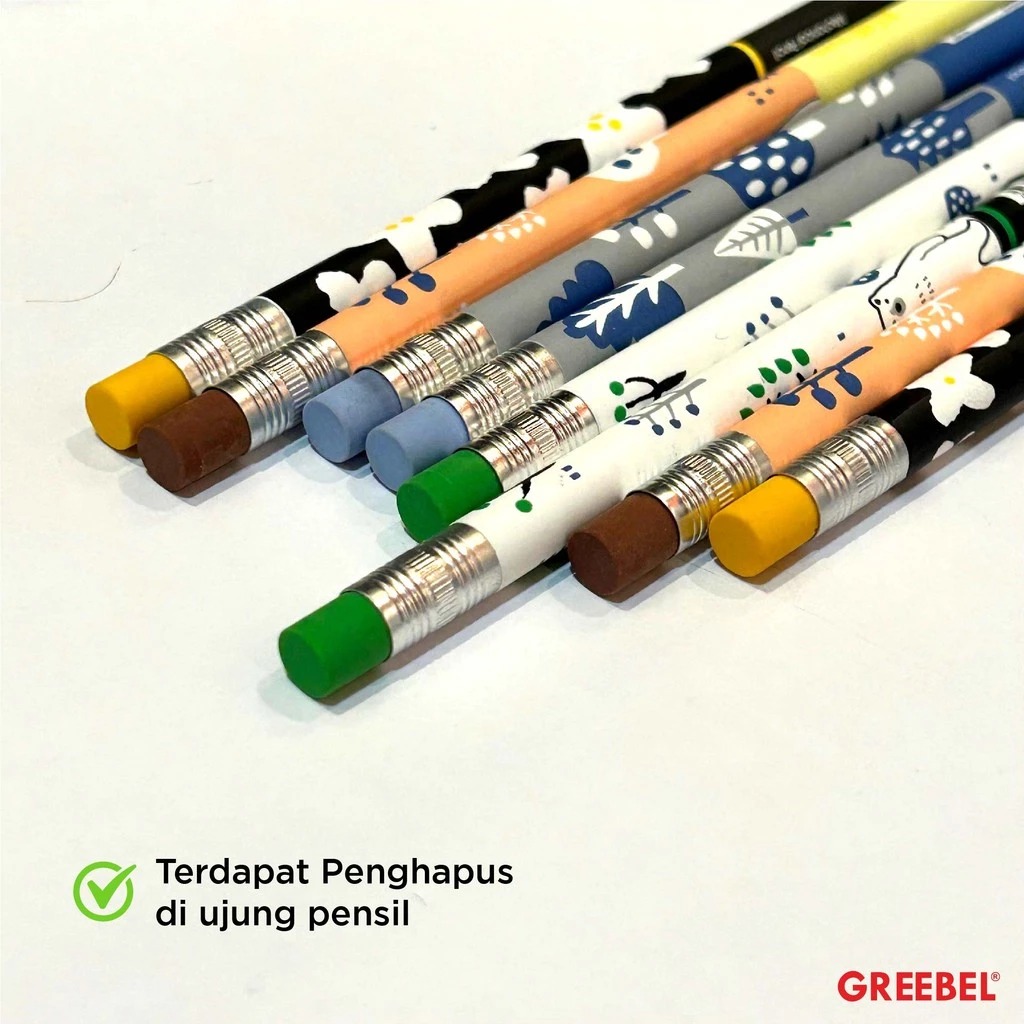 GREEBEL Mechanical Pencil 0.5mm - (Bear Buddy PM-007) Pensil Mekanik Berkualitas