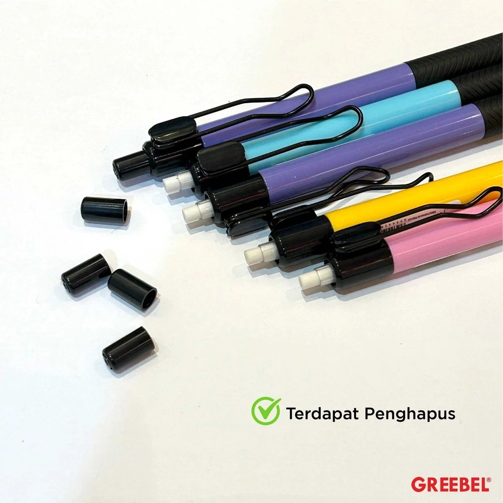 GREEBEL Mechanical Pencil 0.5mm - (Sketch PM-009) Pensil Mekanik Berkualitas