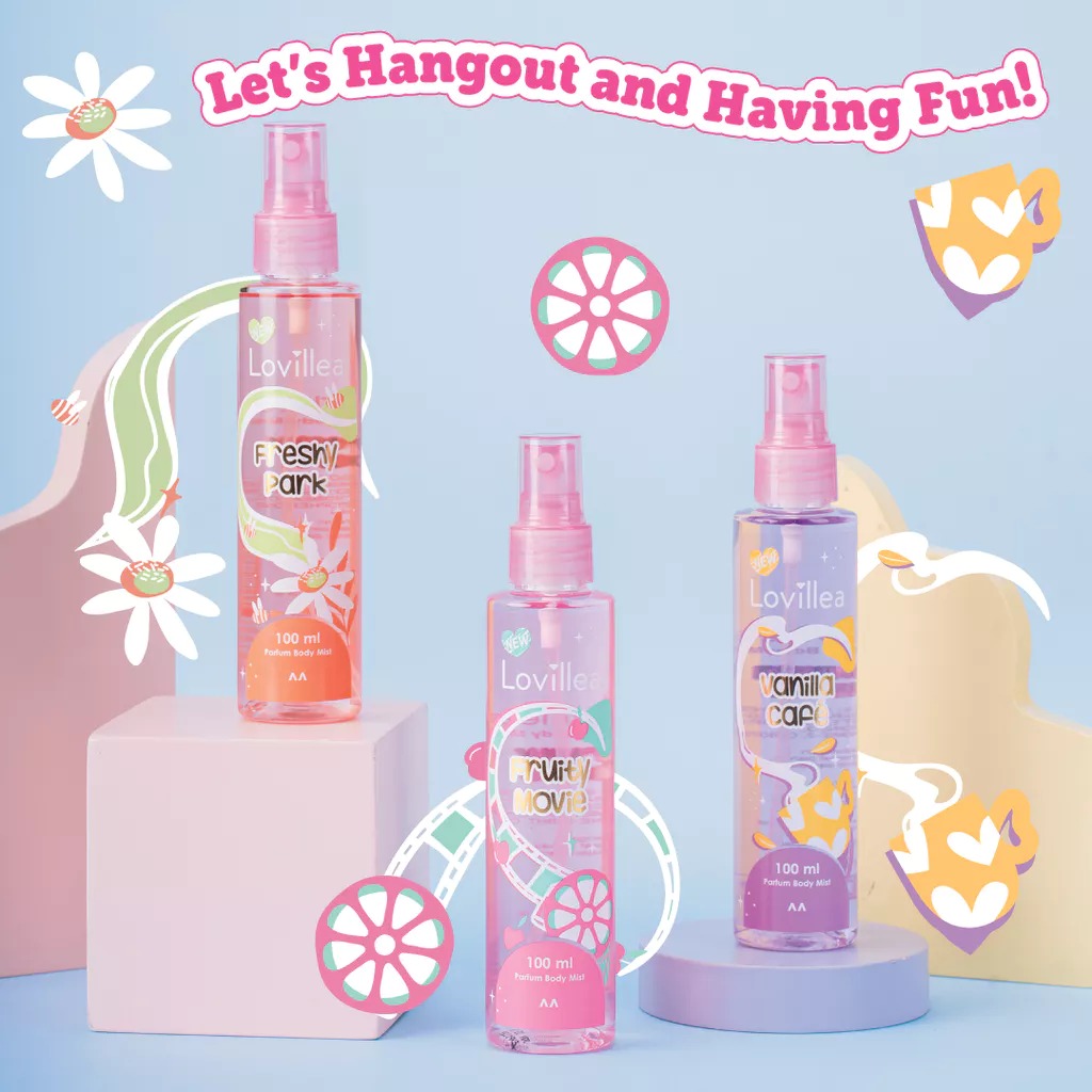 Lovillea Parfum Body Mist 100ml - Freshy Park