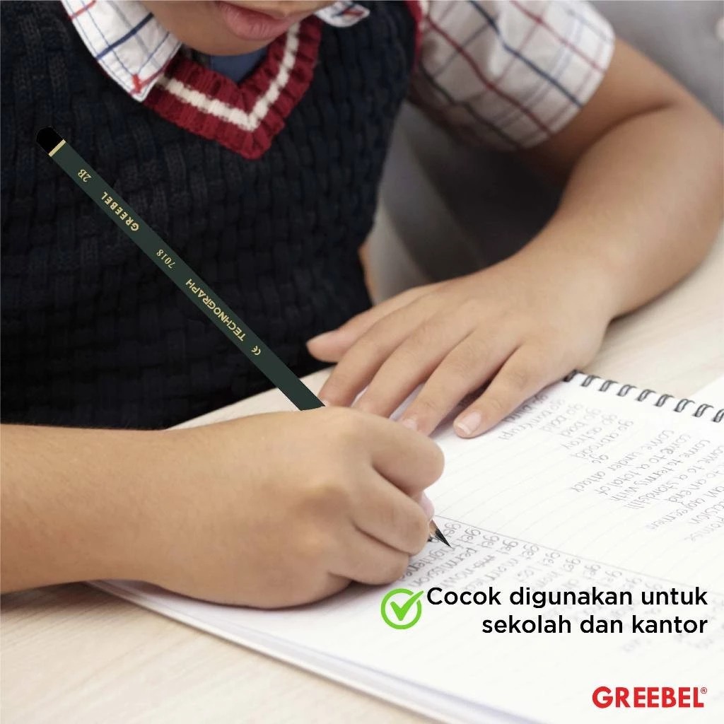 GREEBEL Pensil Kayu 2B - 7018